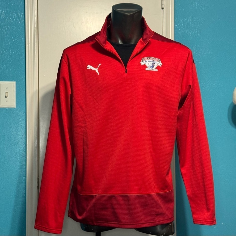 Puma Dry Cell Red Performance quarter zip Pullover size XXL nwt